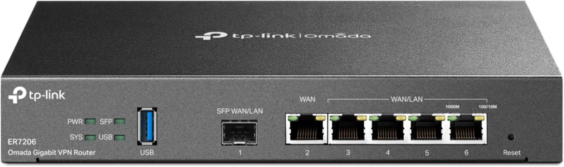 Imagen 0 de Router TP-Link TL-ER7206 SafeStream V1, 1-SFP-WAN/LAN 5-1000 WAN/LAN USB-WAN