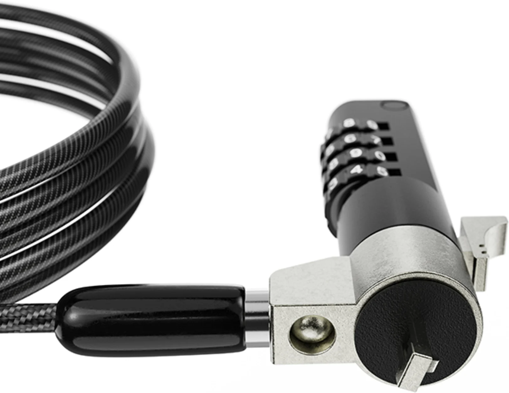 Imagen 1 de Cable de Seguridad KlipX KSD-360 Slot Estandar T-bar Tipo K Long 2 mts CON CLAVE