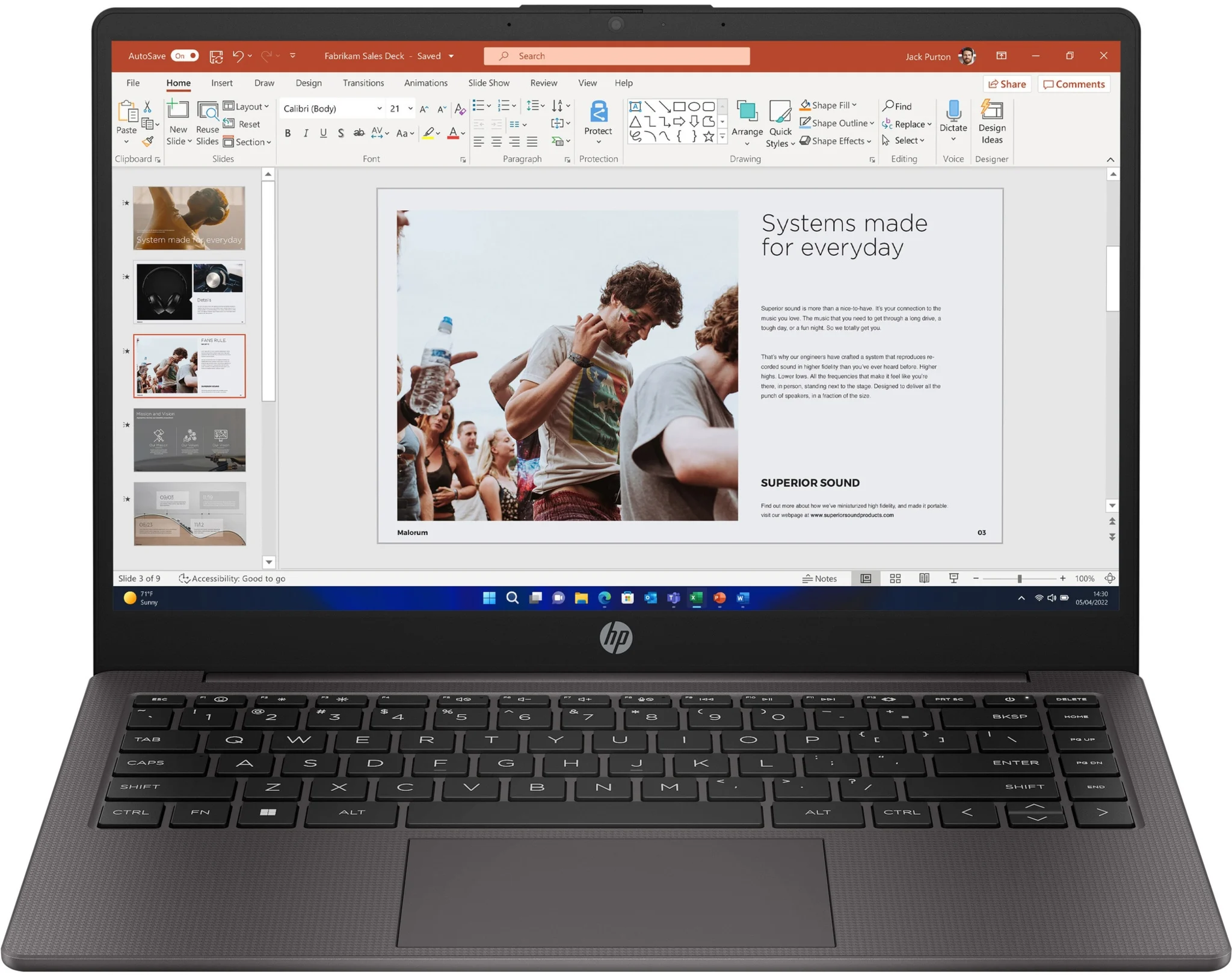 Imagen 6 de Notebook HP 240 G10 I3-1315U RAM 8GB SSD 512GB 14" W11H