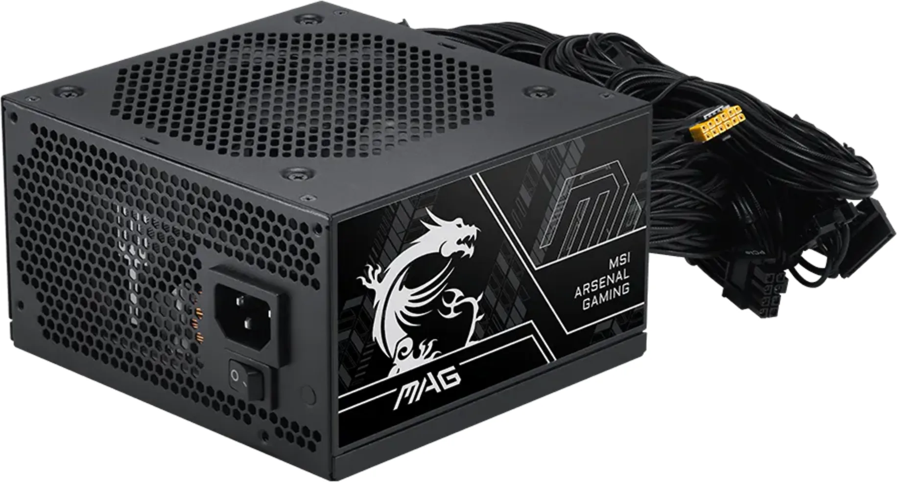 Imagen 2 de Fuente de Poder MAG A750BN PCIE5 III 750W 80Plus Bronze No Modul Active PFC ATX