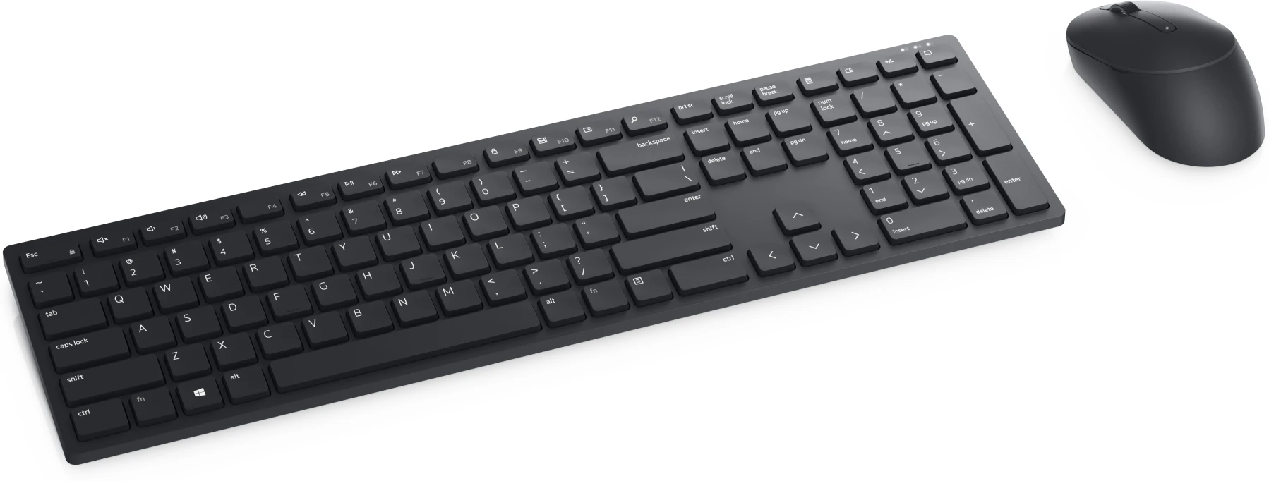Imagen 6 de Kit Teclado Mouse Inalámbrico Dell KM5221W Óptico 1600DPI 3 Botns Español Negro