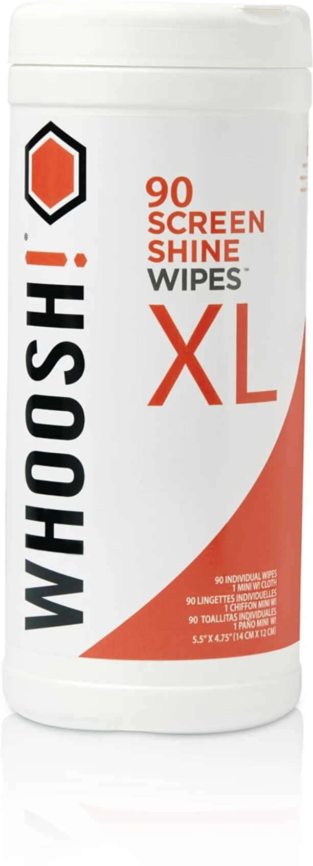 Imagen 0 de Toallitas de Limpieza para Pantallas Whoosh Screen Shine 1FG90CTAMZ 90 unidades