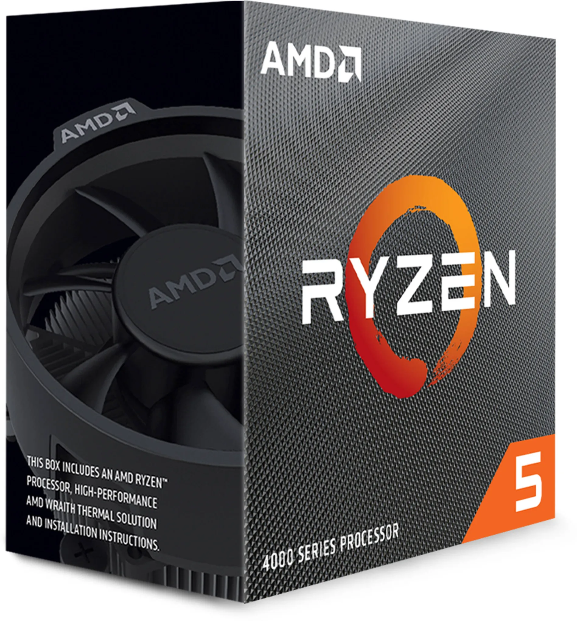 Imagen 0 de CPU AMD Ryzen 5 4500 3.60-4.10GHz Cacge 8MB 6 Núcleos Socket AM4 con Fan
