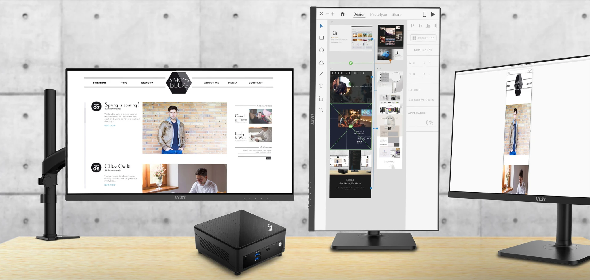 Imagen 3 de Mini PC NUC MSI Cubi 5 12M-015BUS I5-1235U 2*DDR4 LAN WiFi BT Sin SO