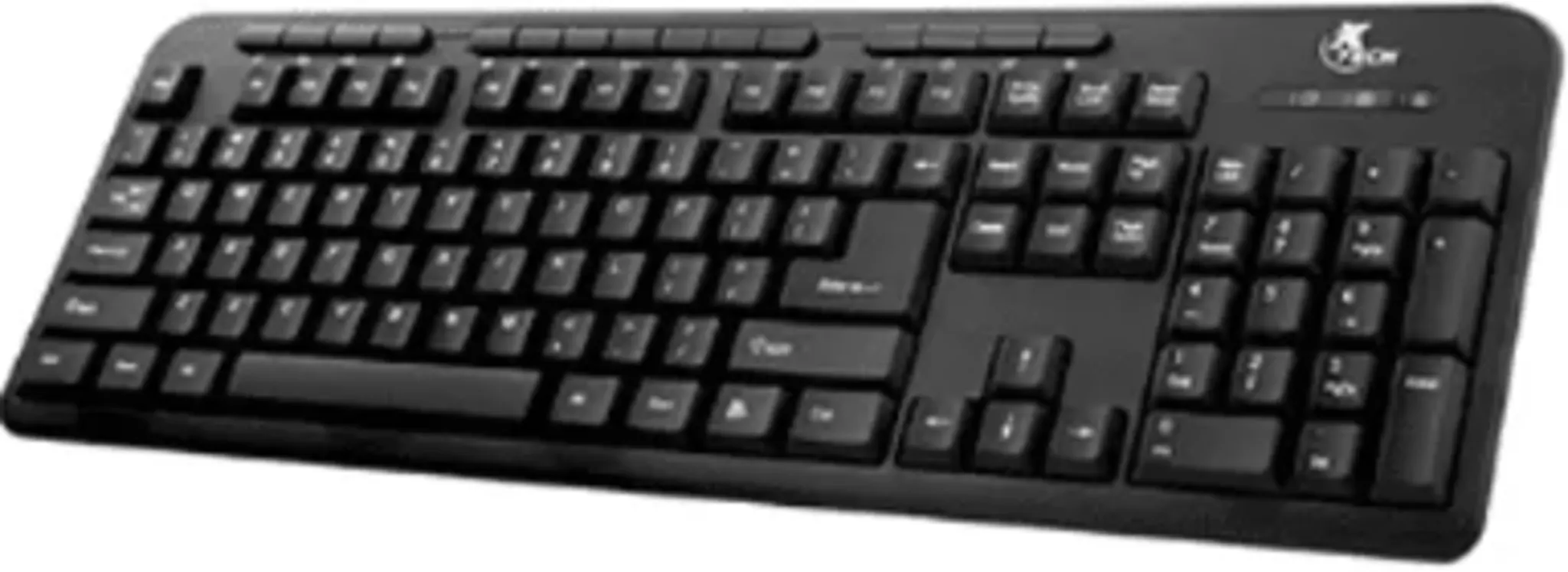 Imagen 0 de Teclado Alámbrico XTech XTK-130E (en Inglés) Multimedia Interfaz USB Color Negro