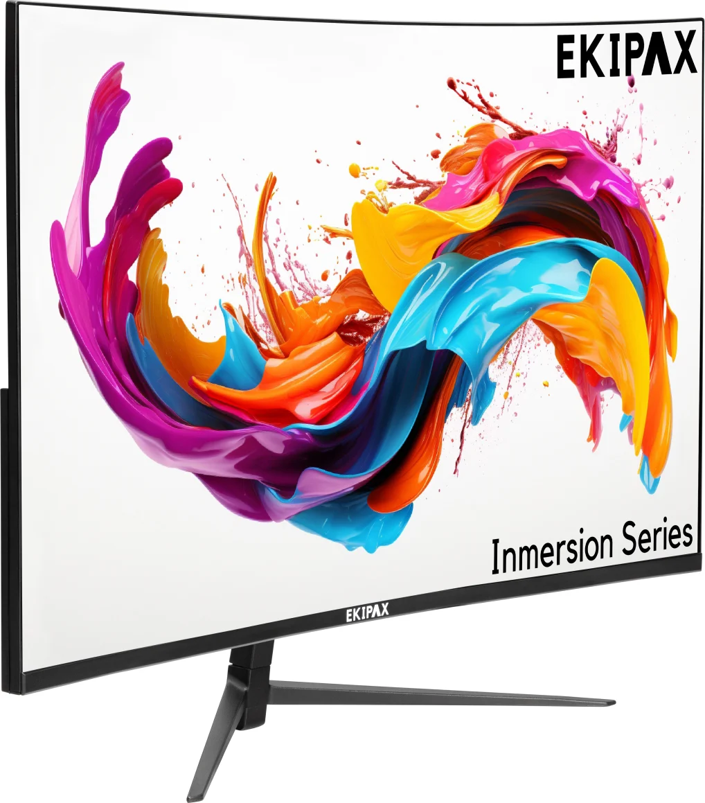 Imagen 2 de Monitor Curvo Ekipax 27" FHD 1920*1080 VA HDMI VGA 2ms 75hz VESA