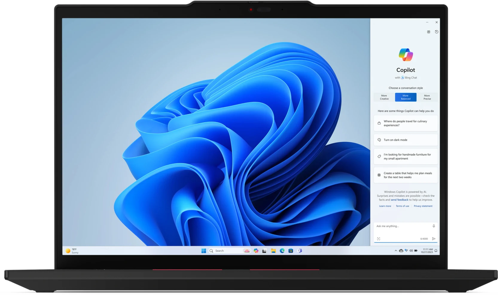 Imagen 3 de Notebook Lenovo Thinkpad T14 Gen5 Ultra 5 135U RAM 16GB SSD 512GB 14" W11P