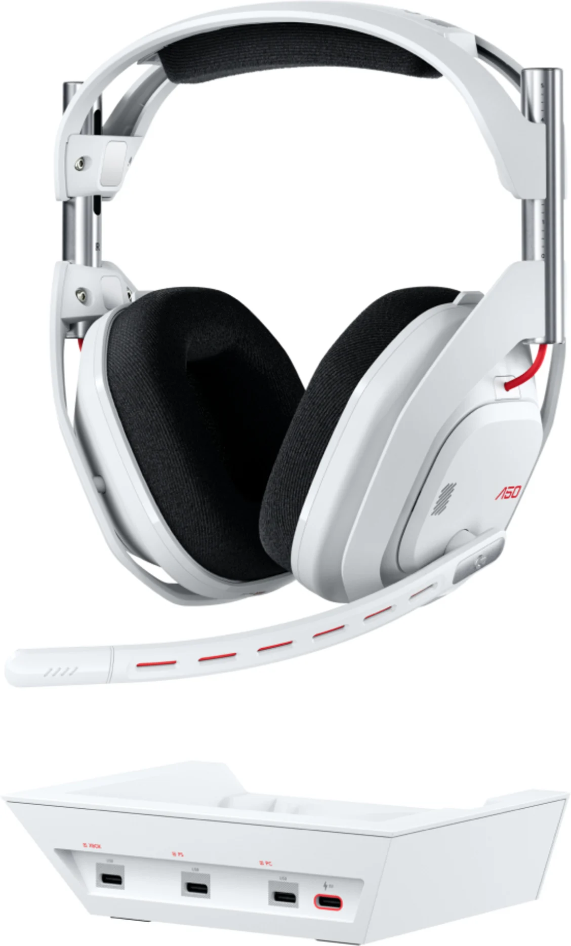 Imagen 6 de Audífonos Gamer Inalámbricos Logitech ASTRO A50 G5, Bt50. PC XBOX PS Blanco