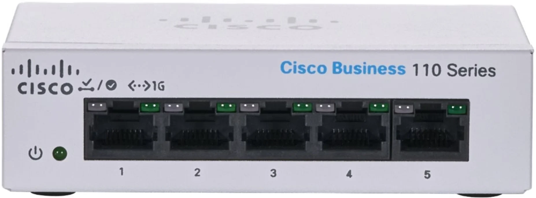 Imagen 3 de Switch Cisco Business 110-5T-D, Puerots 5x RJ-45 10/100/100 Gigabit Ethernet