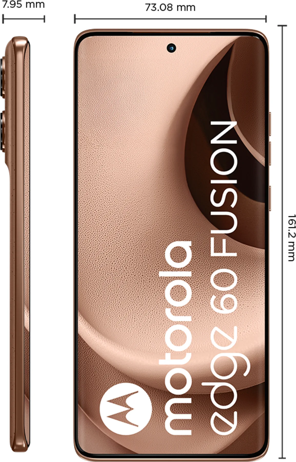 Imagen 5 de Celular Motorola Edge 60 Fusion 256GB RAM 8GB 50MP 6.67' Café