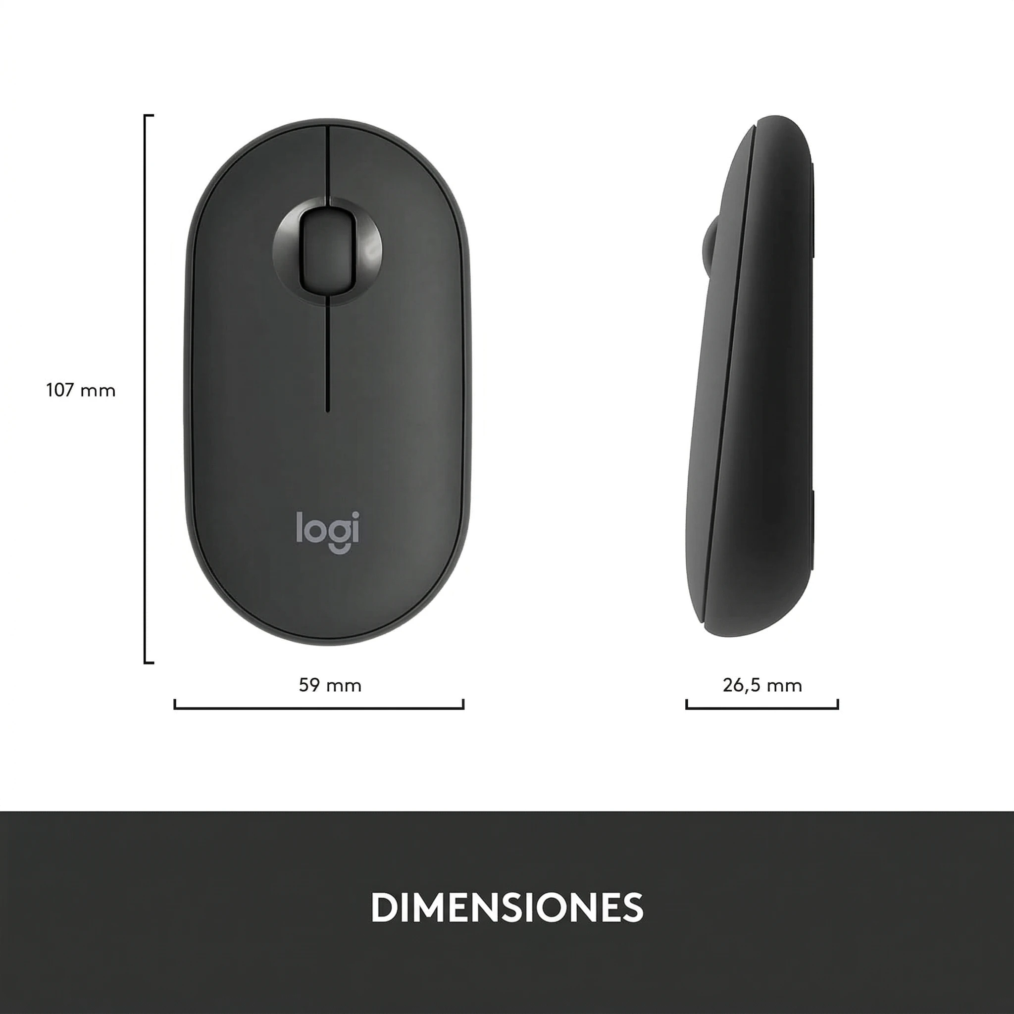 Imagen 10 de Kit Teclado Mouse Inalámbrico Logitech Slim MK470 2.4Ghz USB Negro