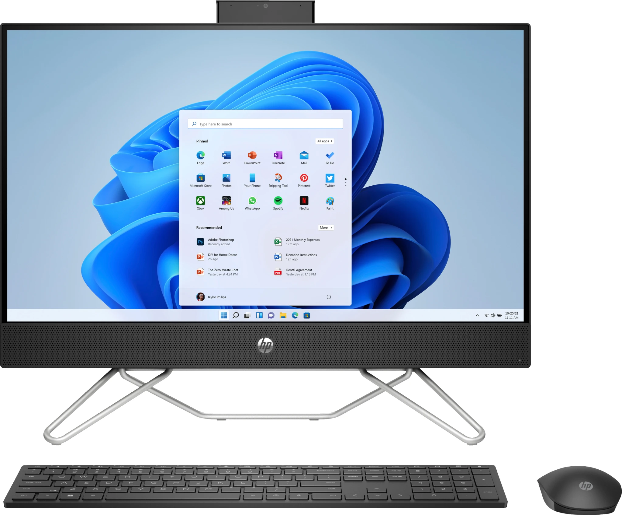 Imagen 0 de Computador HP AIO I5-1235U RAM 8GB SSD 512GB 23.8" W11H