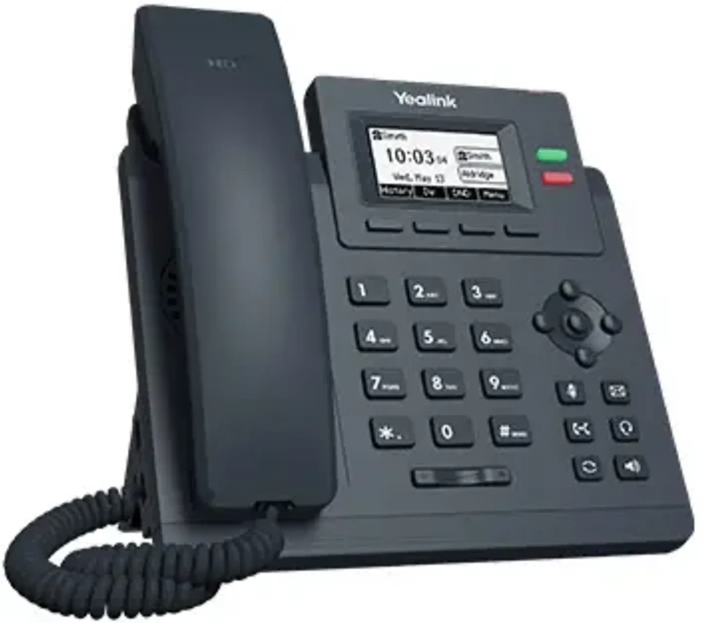 Imagen 1 de Teléfono Yealink SIP-T31P IP Básico con 2 Líneas de Voz y HD Soporte PoE LCD 2.3