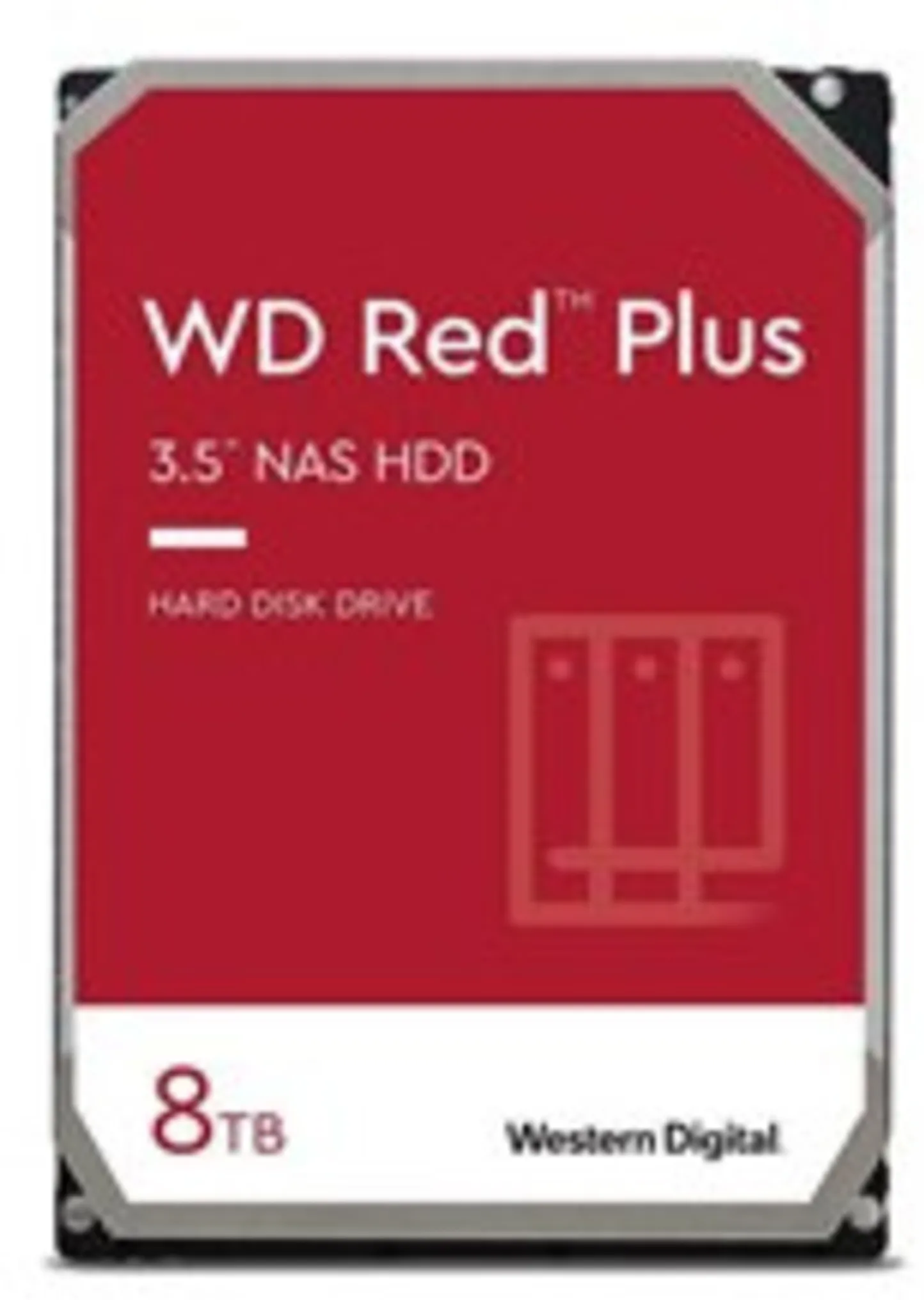 Imagen 0 de Disco Duro Western Digital Red Plus 8TB 3.5" 5640RPM SATA III 6GB/s 256MB p/NAS