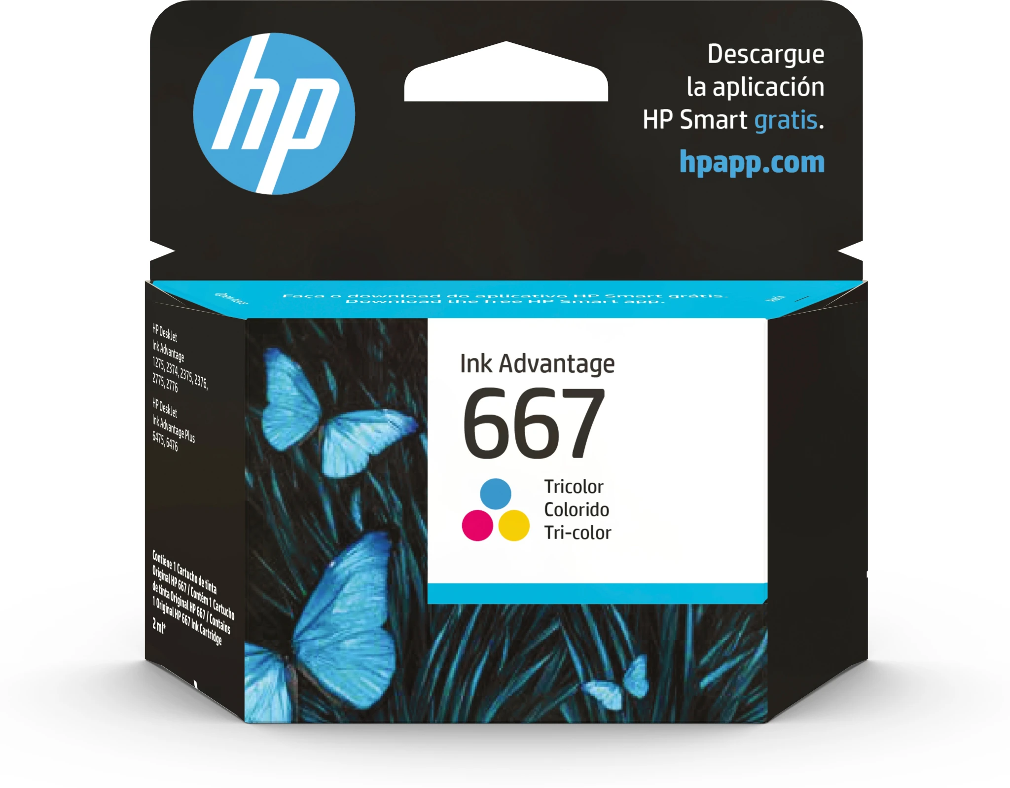 Imagen 0 de Cartridge HP 667 Tri-Color Comp Advantage1216/1275/4177, 100 Páginas