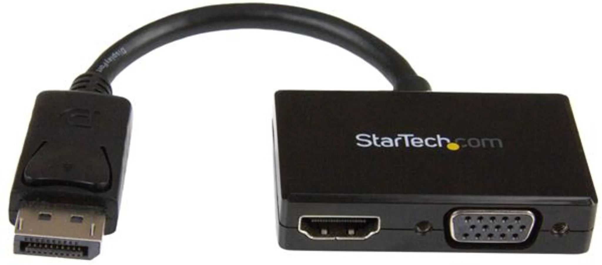 Imagen 0 de Adaptador de Video DisplayPort a HDMI VGA 1920*1200 1080p Activo Negro StarTech