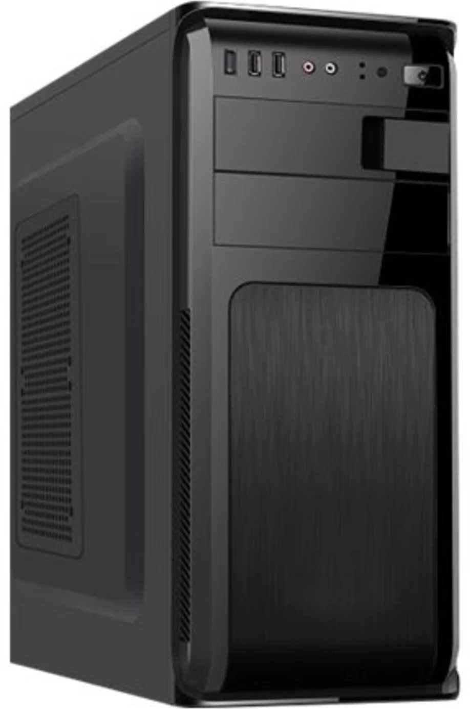 Imagen 2 de Gabinete XTech XTQ-209CL Torre Mediana con Fuente 600W 2*USB2.0 ATX Color negro