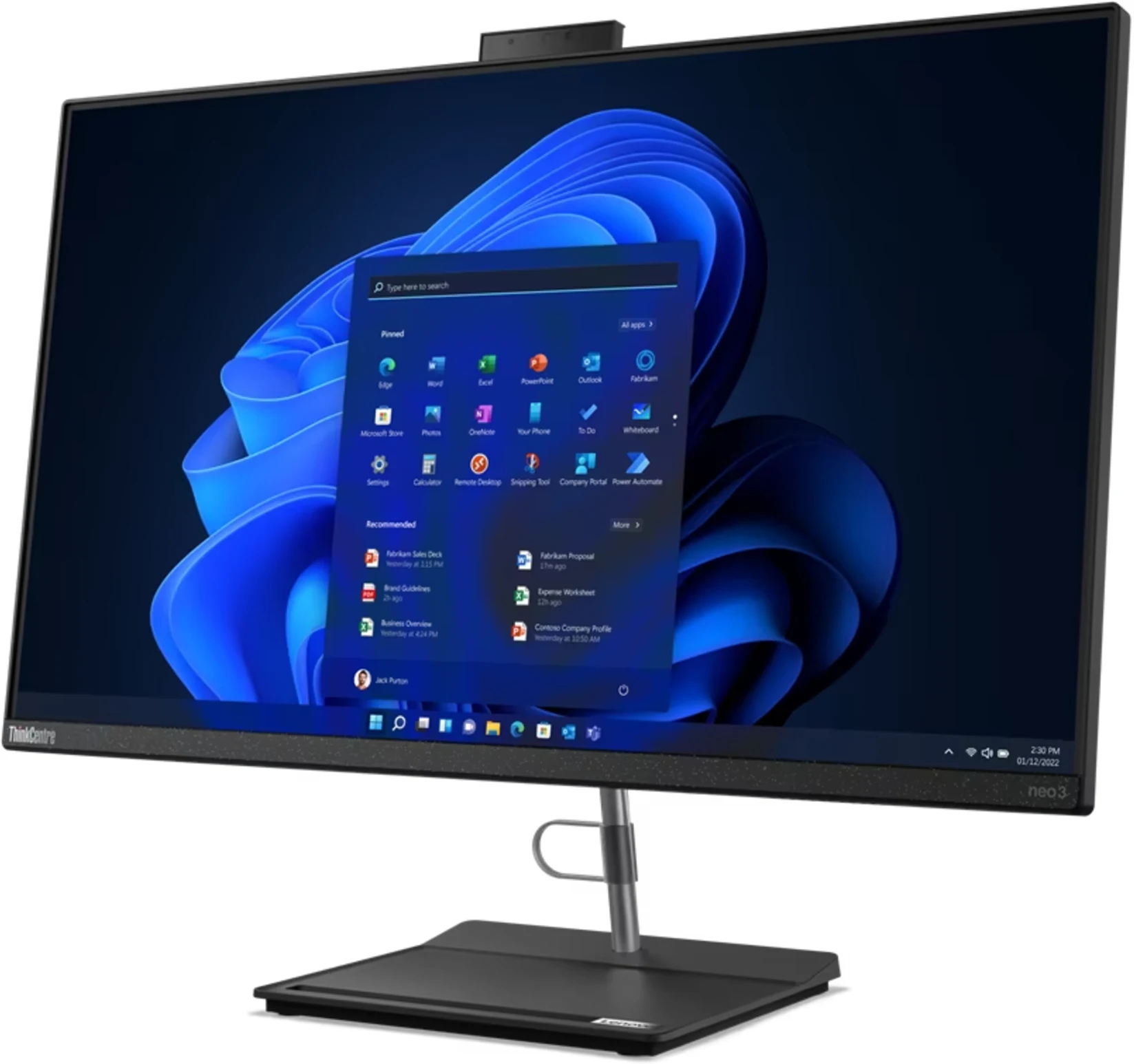 Imagen 1 de Computador Lenovo AIO ThinkCentre Neo30a 27 Gen3 I5-12450H RAM16GB 512GB 27"W11P