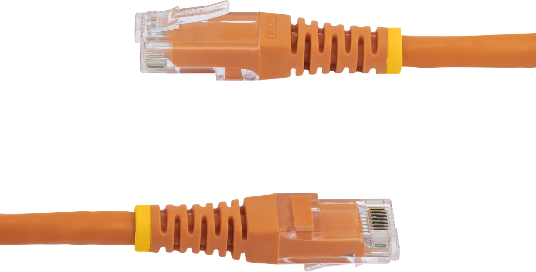 Imagen 2 de Cable Patch Cord StartTech Cat6 Conector RJ45 35ft 10.6mt 24AWG Color Naranjo