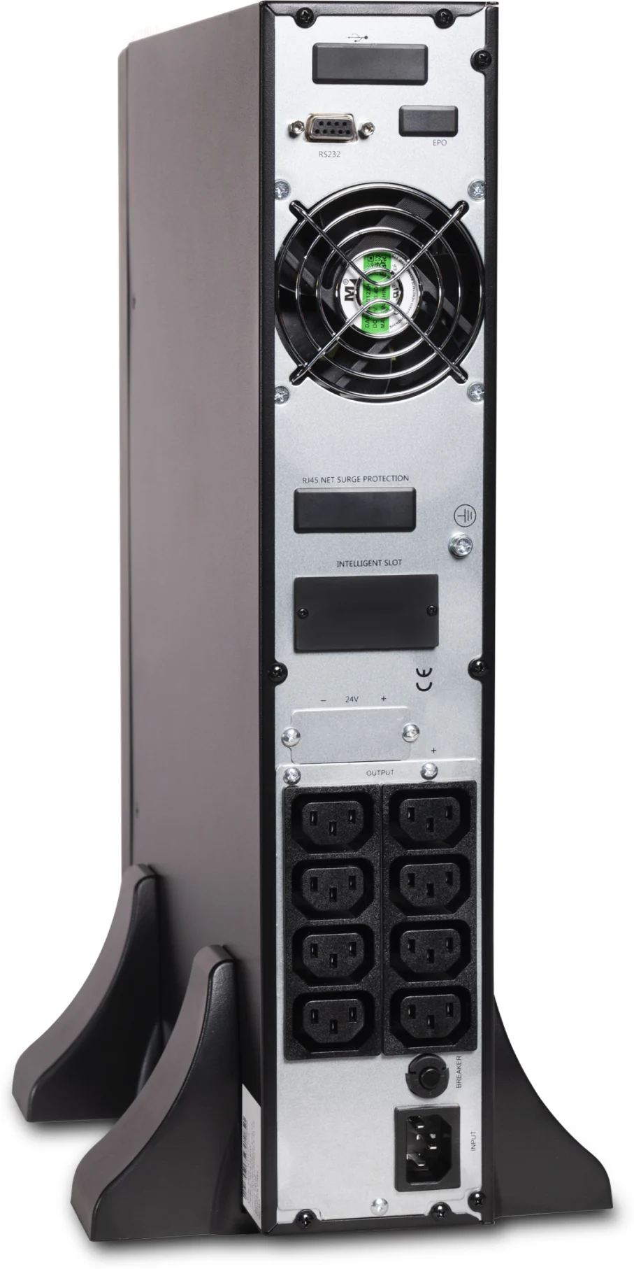 Imagen 2 de UPS EnerSafe ESOL RTH-C 1kVA 900W On-Line Rack y Torre 2U LCD 200-240V