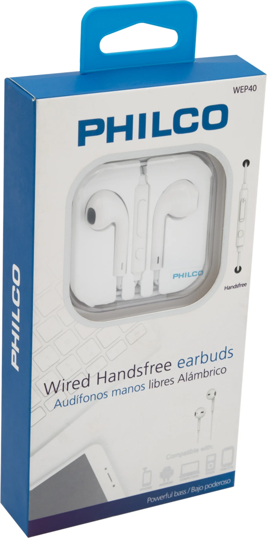 Imagen 3 de WEP40 BLANCO AUDIFONO PHILCO M/LIBRES (D40) ALAMBRICO