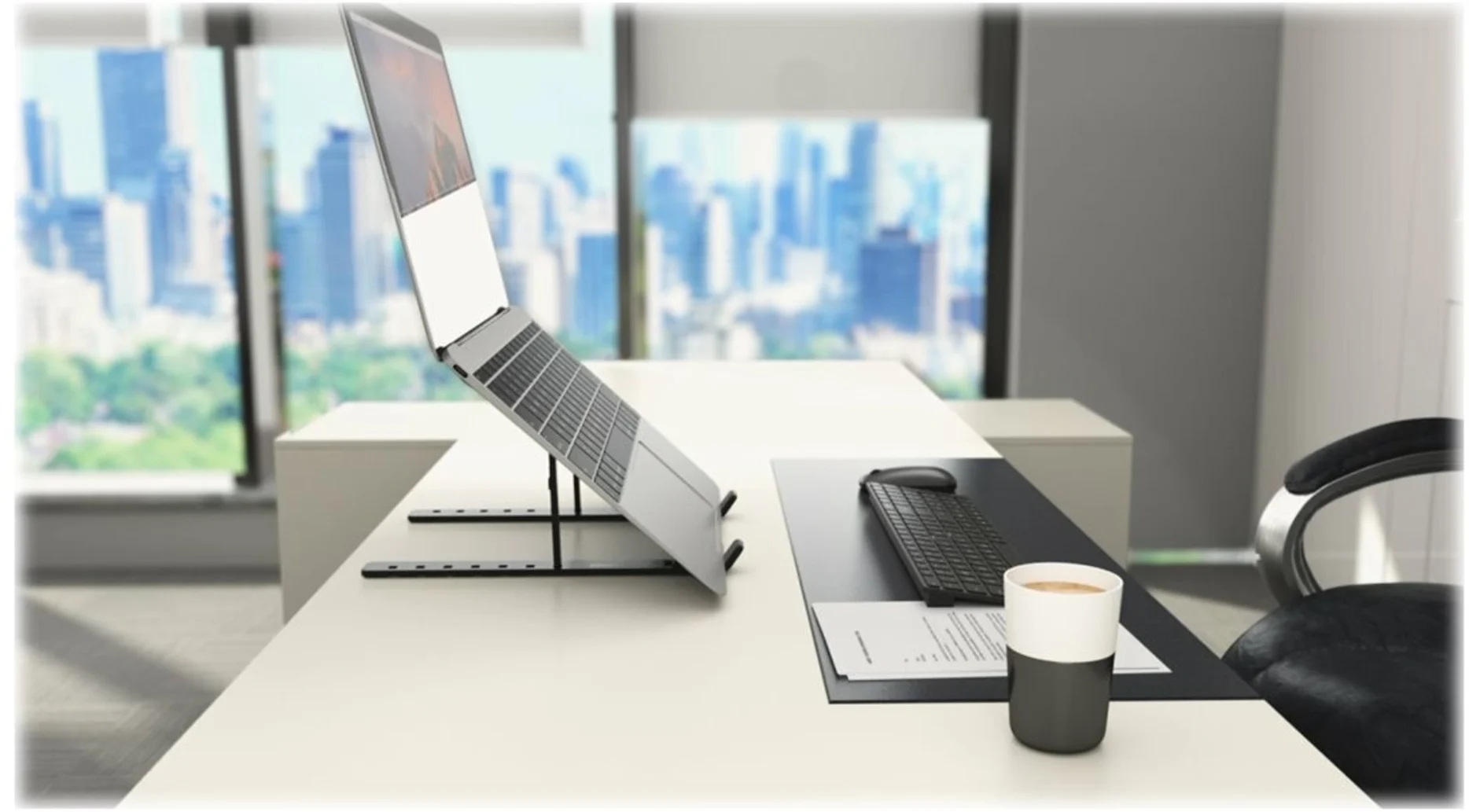 Imagen 10 de Soporte para Notebook Kensington K50406WW, Aluminio Plegable Color Negro