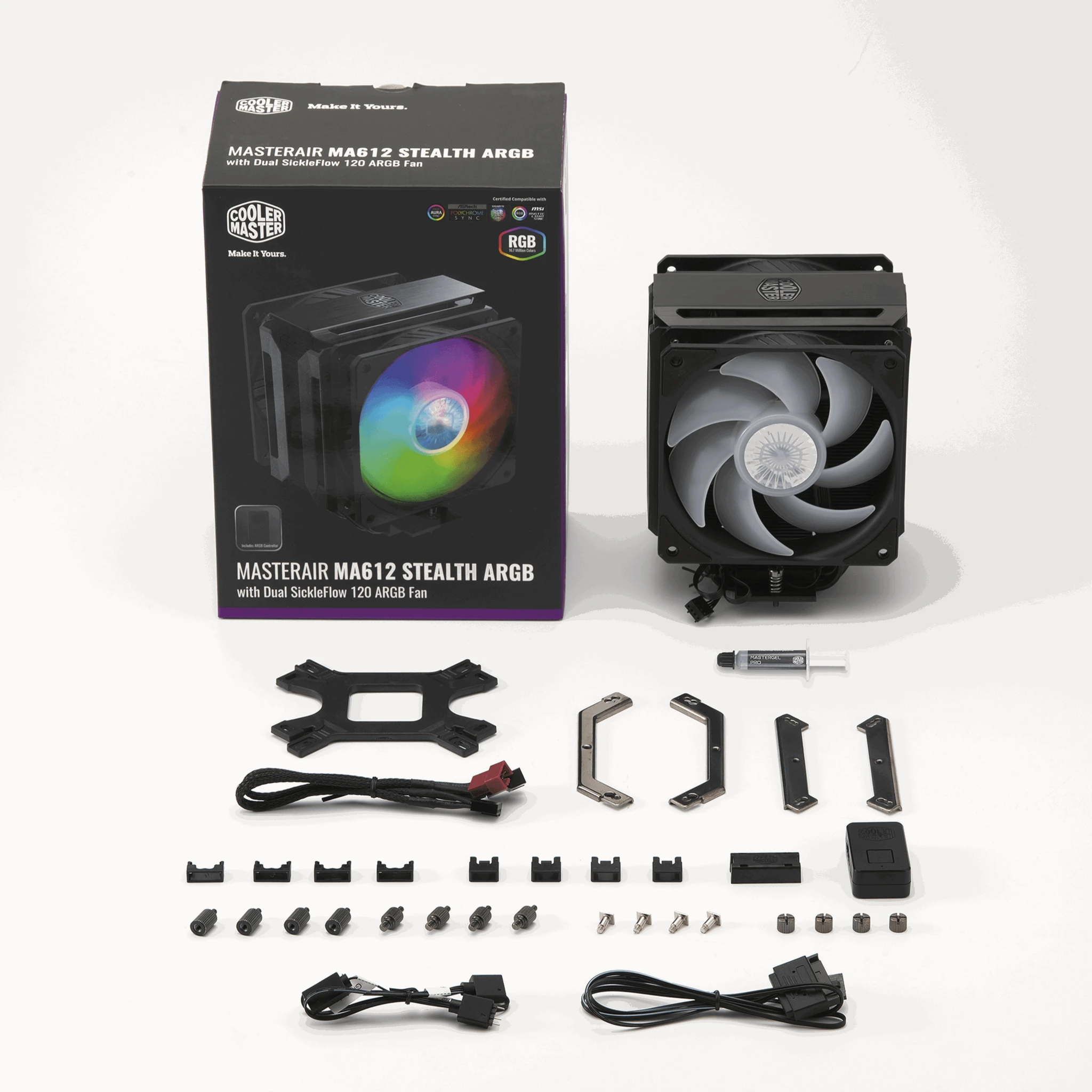 Imagen 13 de Disipador CPU Cooler Master MasterAir MA612 Stealth ARGB, para Socket Intel/AMD