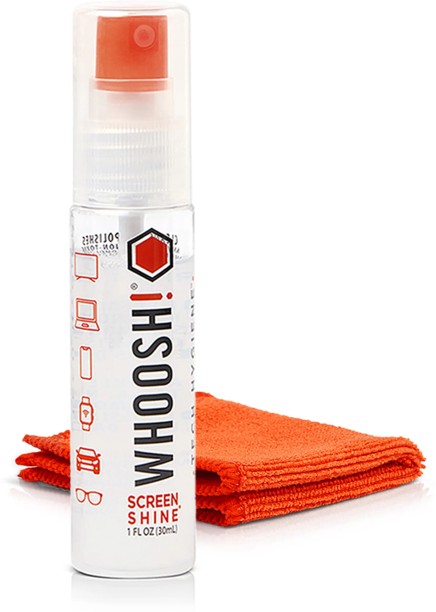 Imagen 0 de Limpiador para pantallas Whoosh Go 1FG30ENSP 30ML 