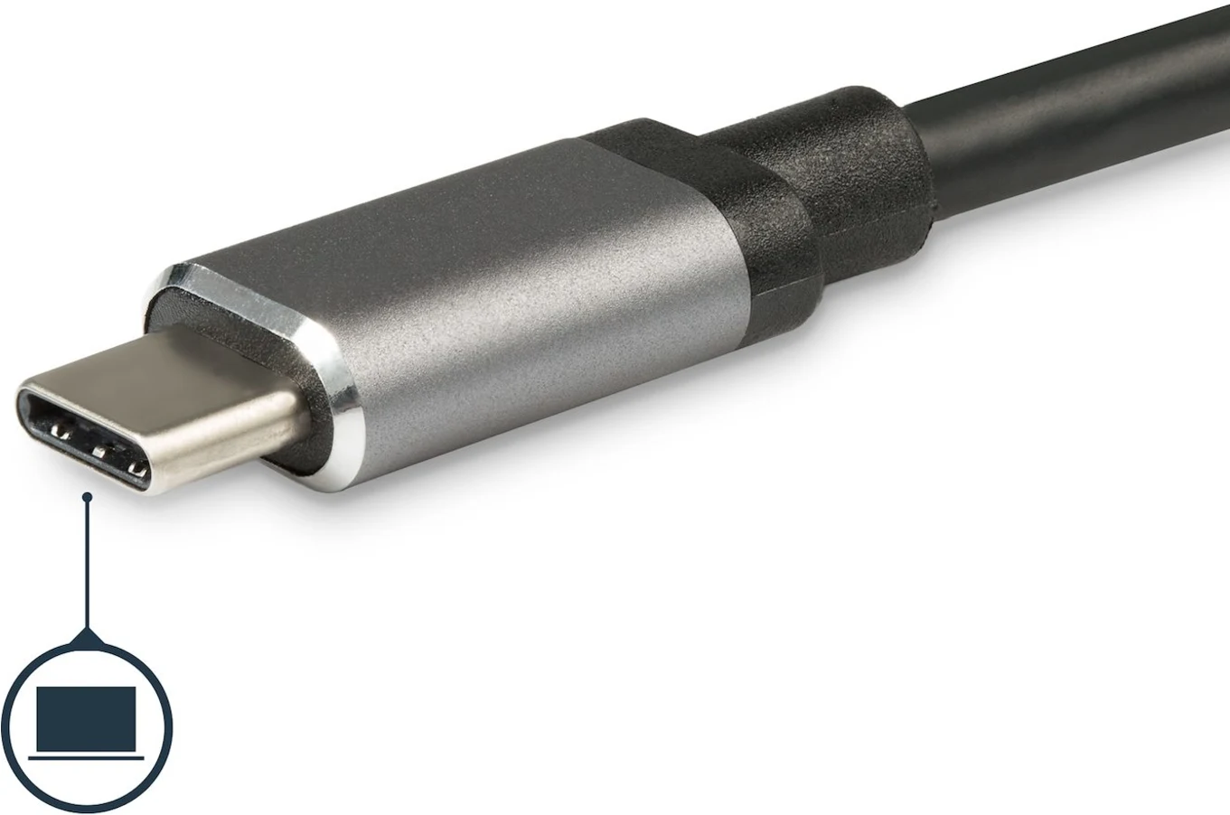 Imagen 3 de Docking Station StarTech Host USB-C, HDMI 4K LAN 2*USB 3.0 Thunderbolt Lector SD