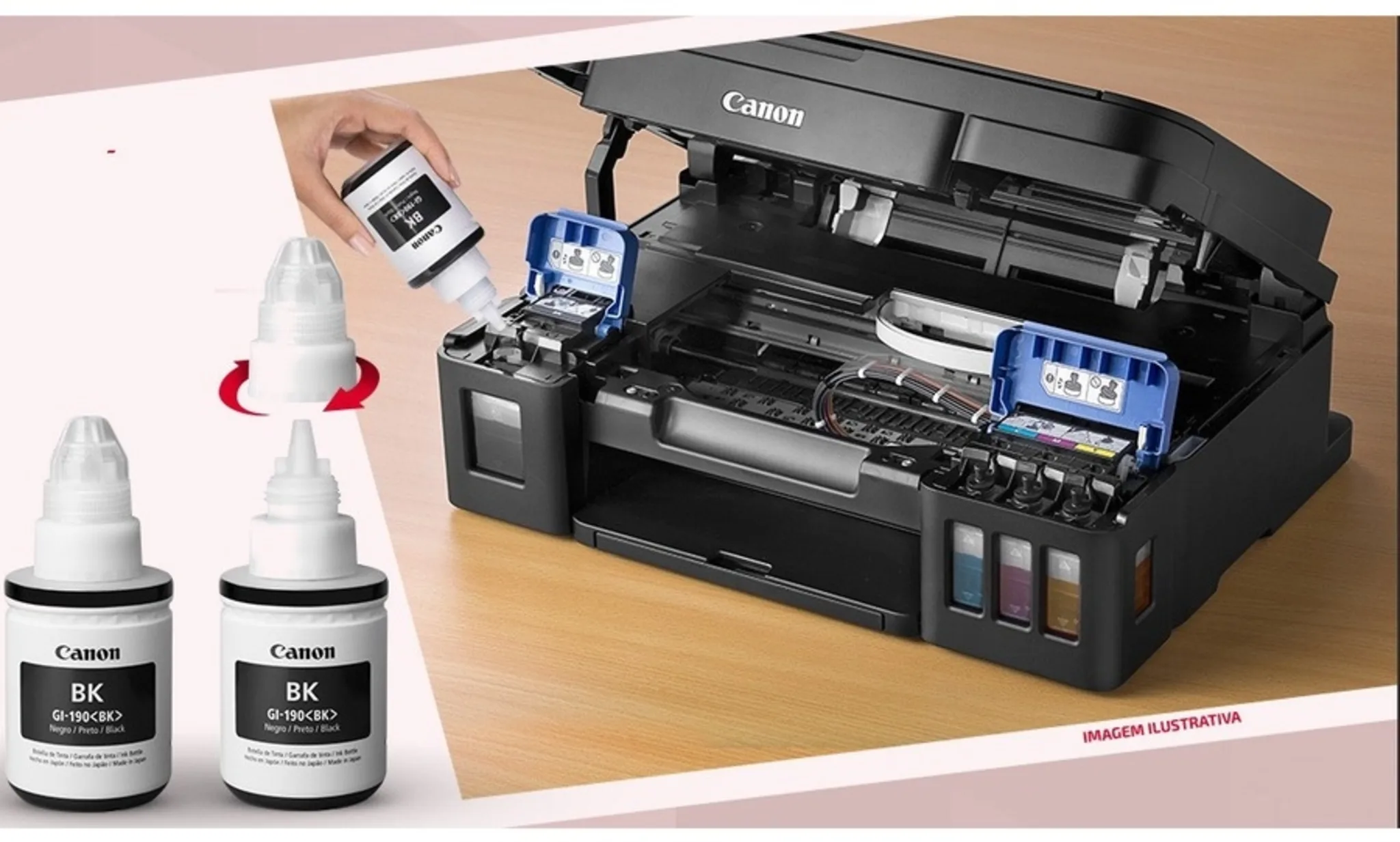 Imagen 8 de Impresora Multifunción Canon PIXMA G3110 Tanque de Tinta Color WiFi LAN USB2.0