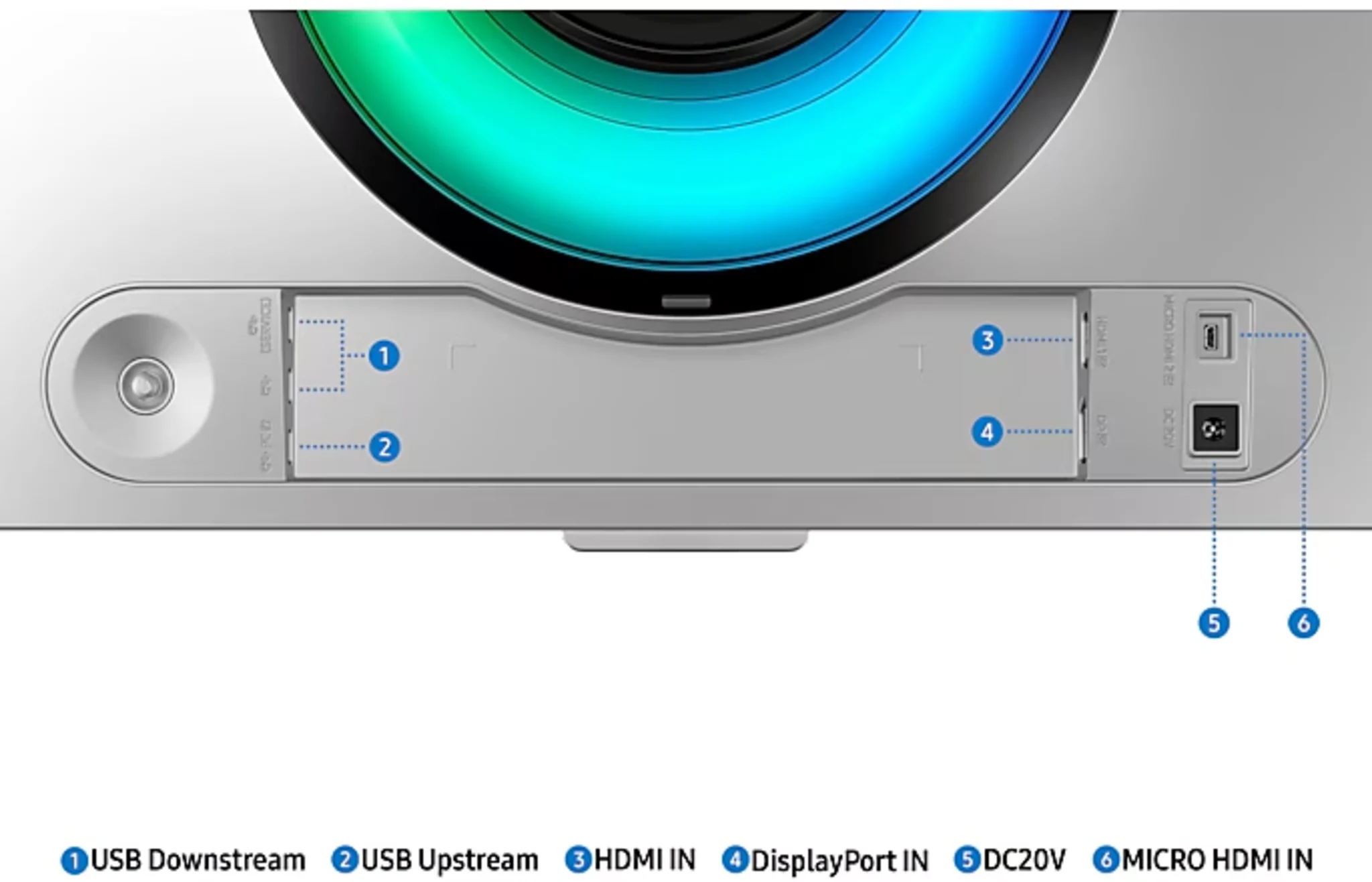 Imagen 3 de Monitor Gamer Curvo Samsung Odyssey OLED G9 49" DQHD5120*1440 OLED DP HDMI 240Hz