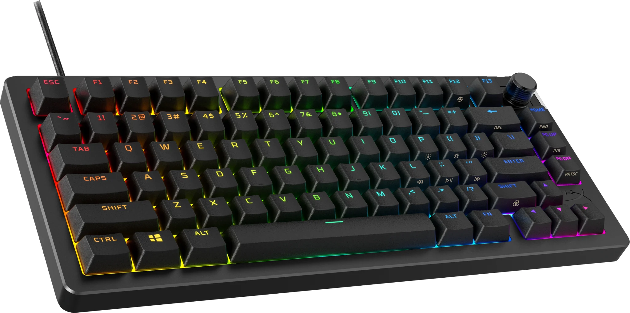 Imagen 1 de Teclado Gamer Alámbrico HyperX Alloy Rise 75 RGB Switches HyperX Red Español Neg