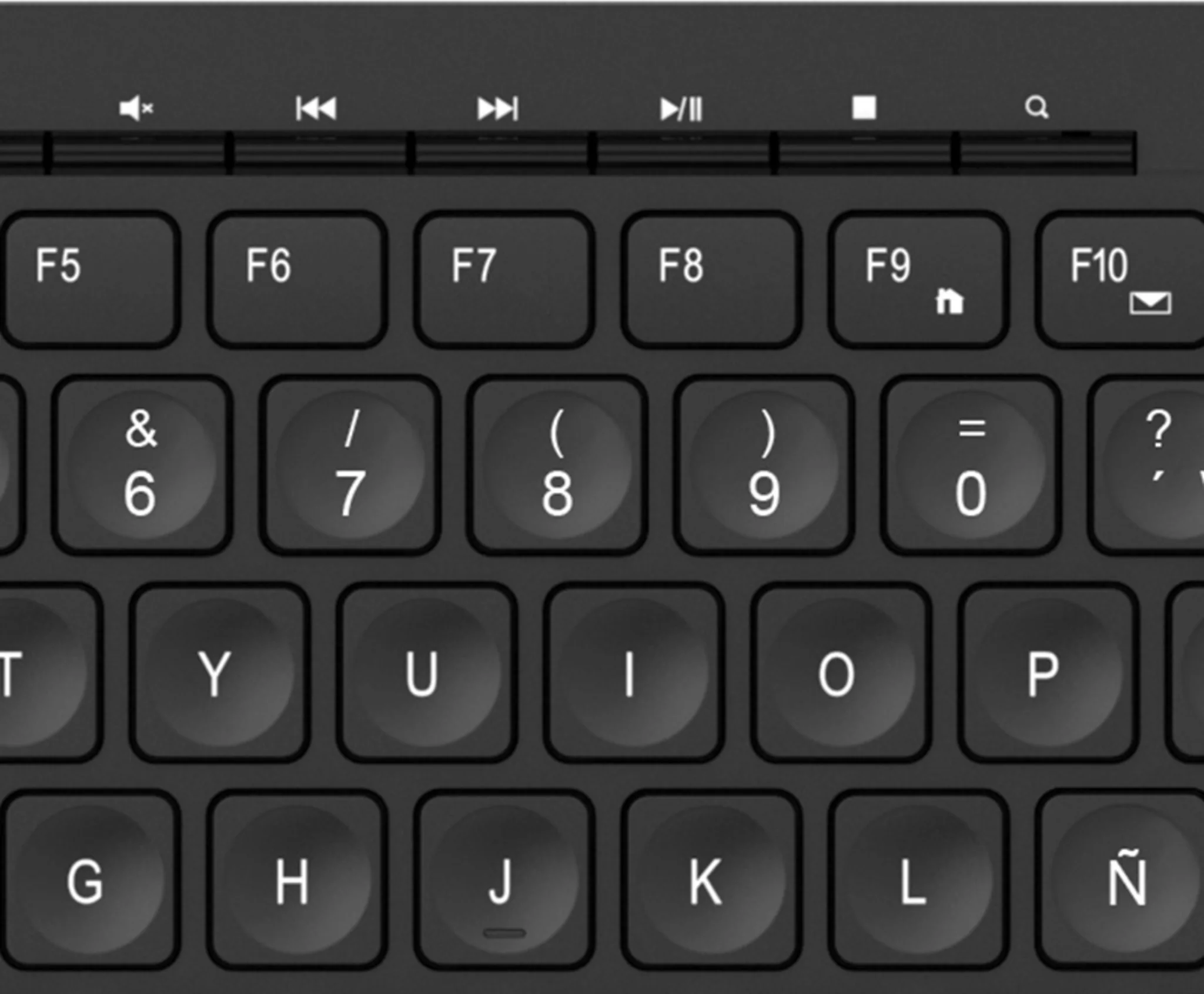 Imagen 3 de Teclado Alámbrico KlipX KKM-252S, Español USB 2.0 Teclas Multimedia Color negro