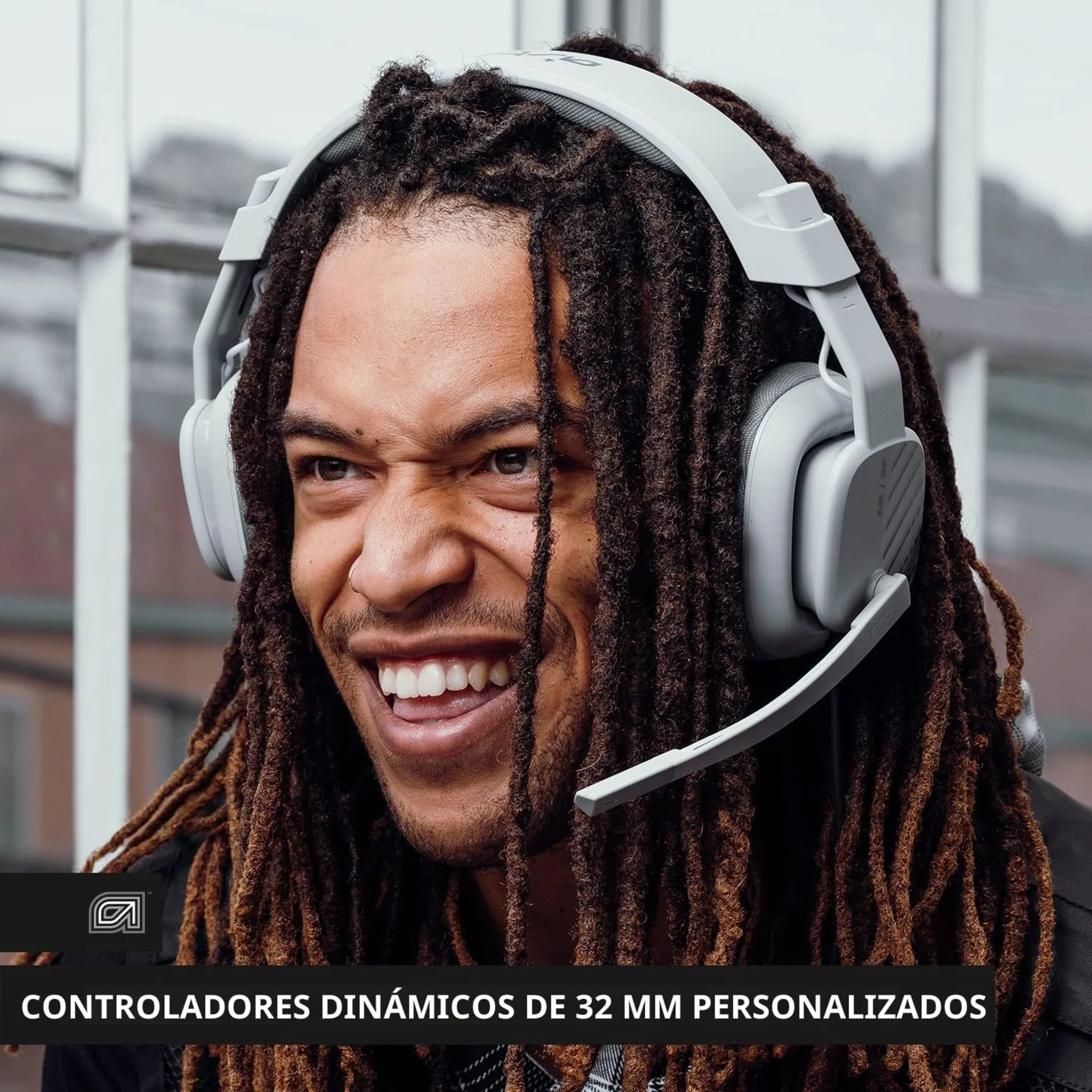 Imagen 1 de Audífonos Gamer Alámbrico Logitech ASTRO A10 Gen2, c/mic 3.5mm p/PS4/PS5 Gris