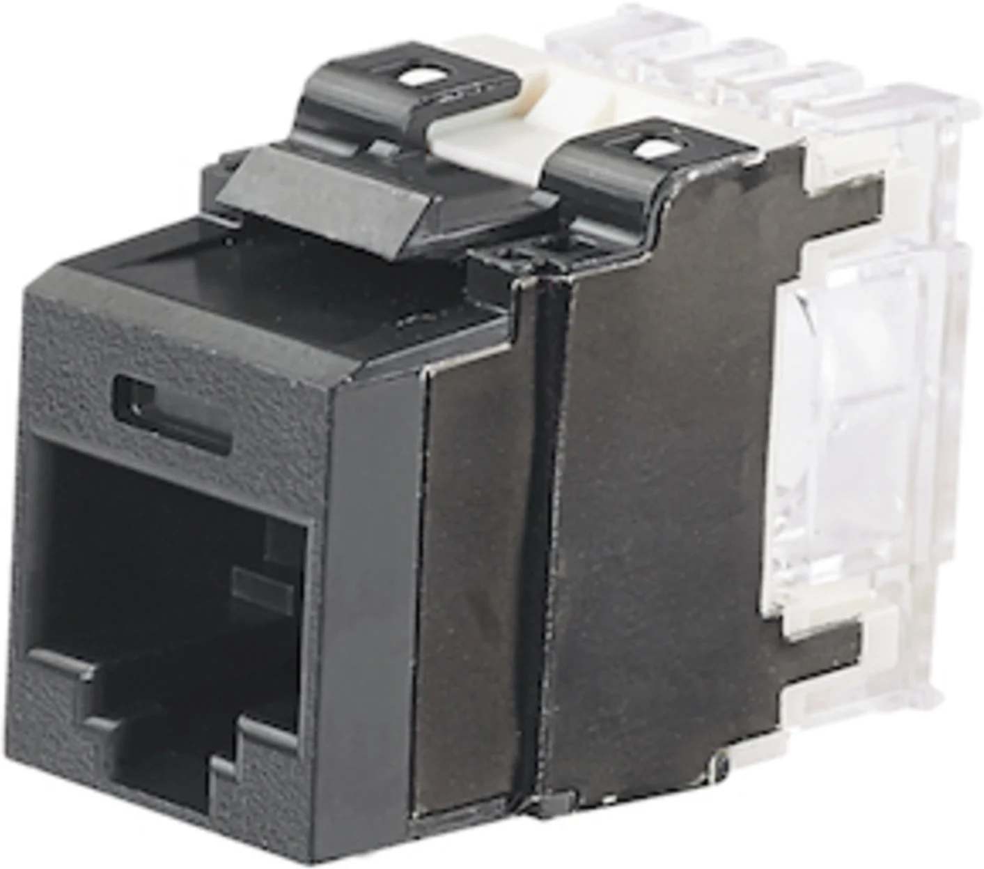 Imagen 0 de Panduit NetKey Category 6A Punchdown Jack Module - Modular insert - RJ-45 - black