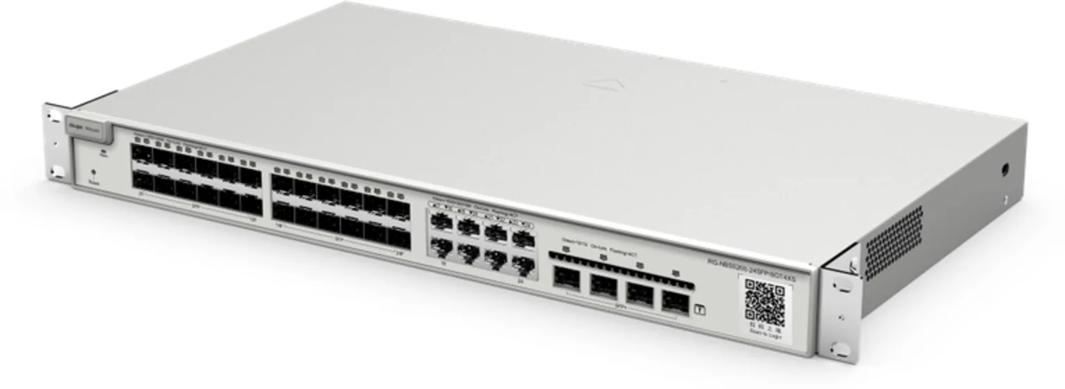 Imagen 2 de RG-NBS5200-24SFP/8GT4XS. Switch de capa 3 con 24 puertos SFP 1Gbps, 8 puertos GigaEthernet, 4 SPF+ h