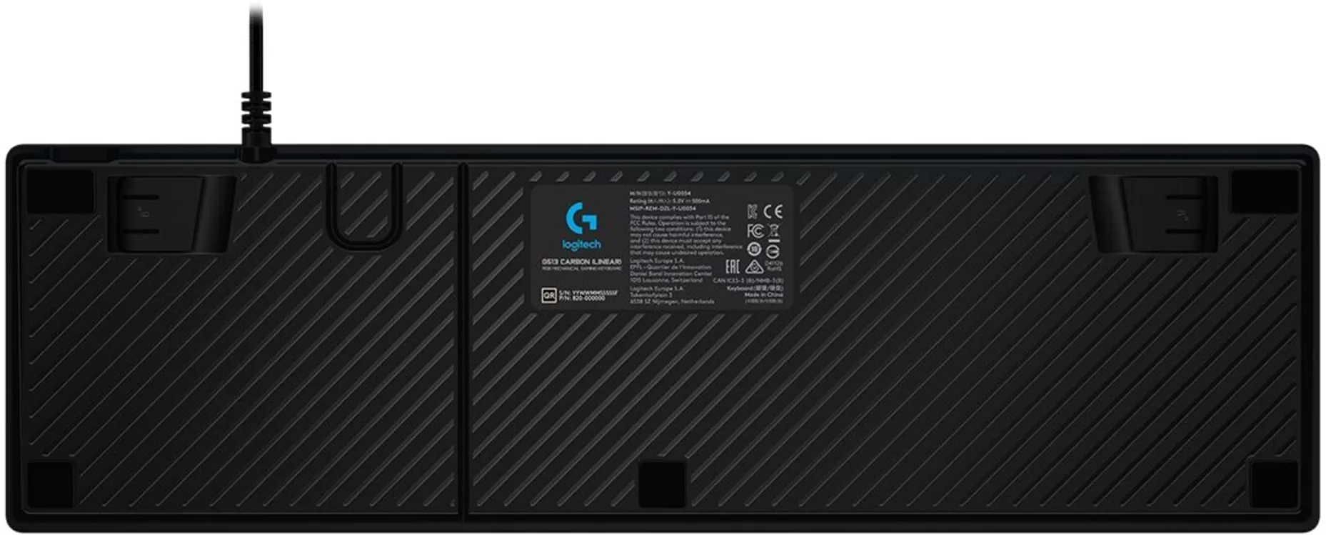 Imagen 27 de Teclado Gamer Alámbrico Logitech G513 RGB GX Brown Carbon Mecánico Español 