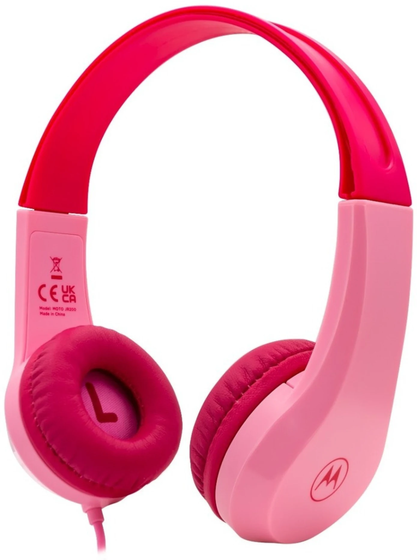 Imagen 0 de AUDIFONO MOTOROLA JR 200 CON CABLE M/LIBRES ROSADO