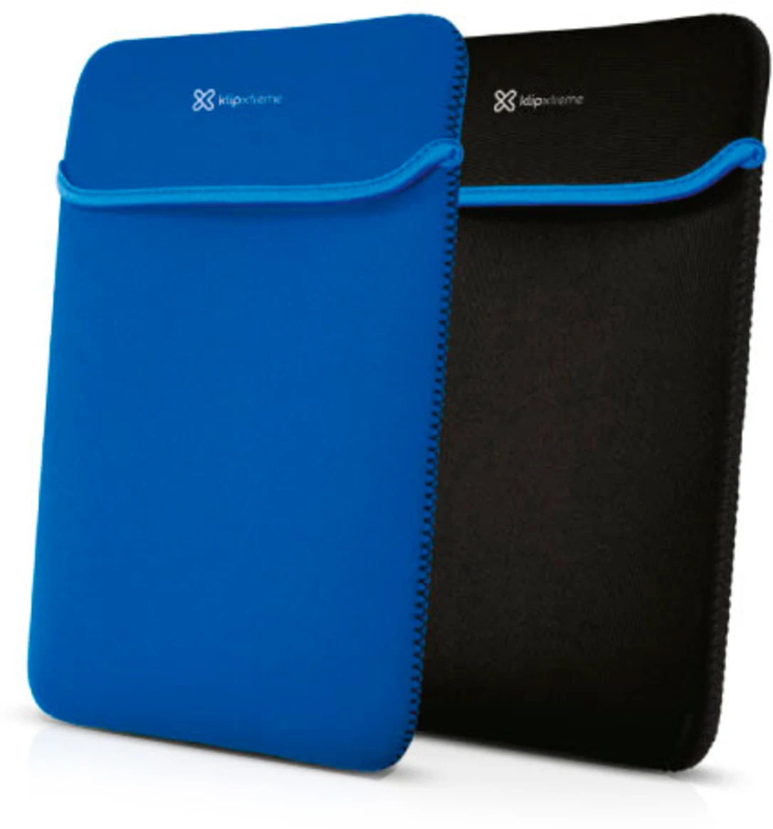 Imagen 1 de Funda KlipX KNS-415BL para Notebook hasta 15,6" reversible negro/azul neopren