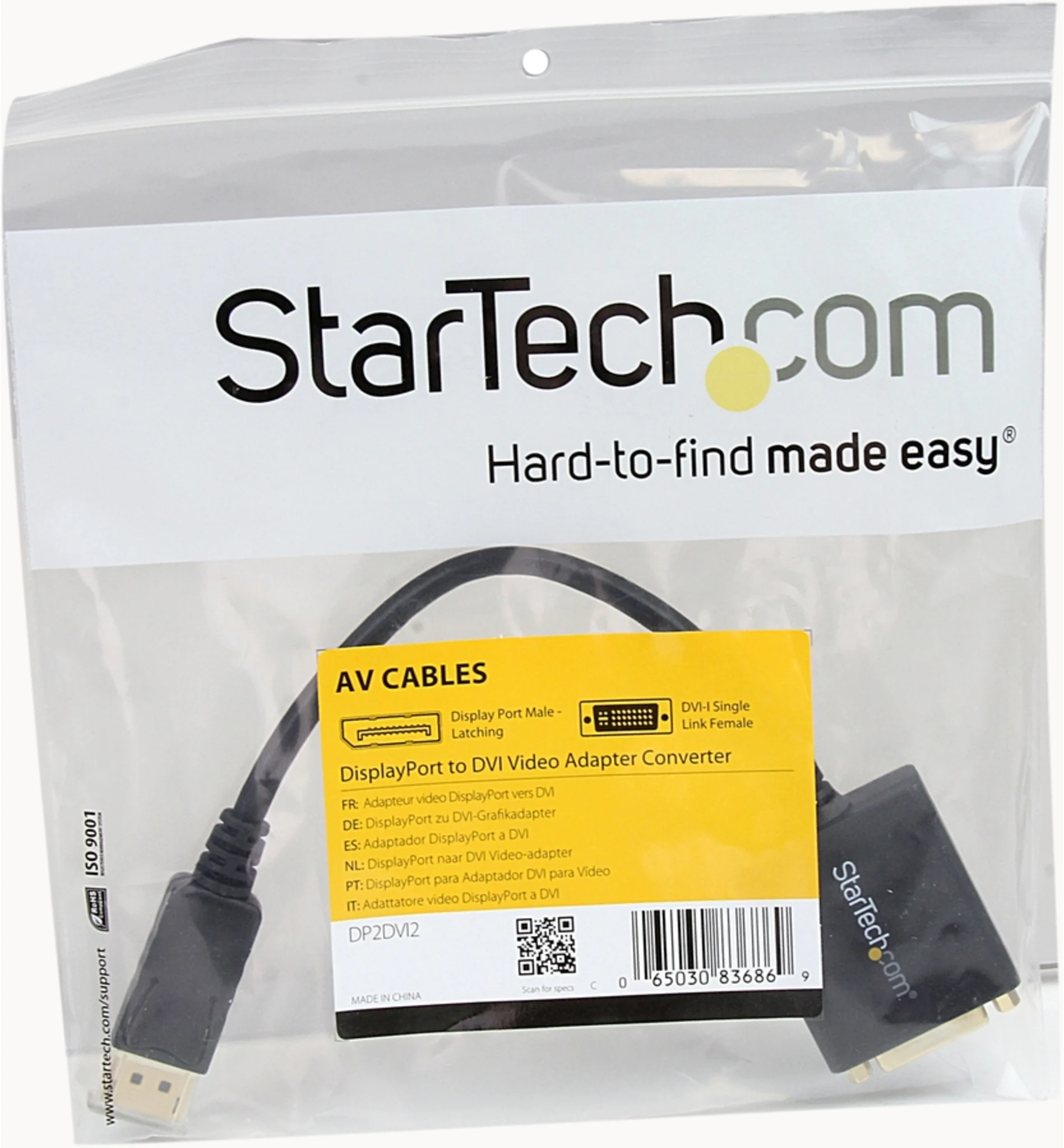 Imagen 4 de Adaptador de Video DisplayPort Macho a DVI Hembra 1920x1200 Pasivo - StarTech 