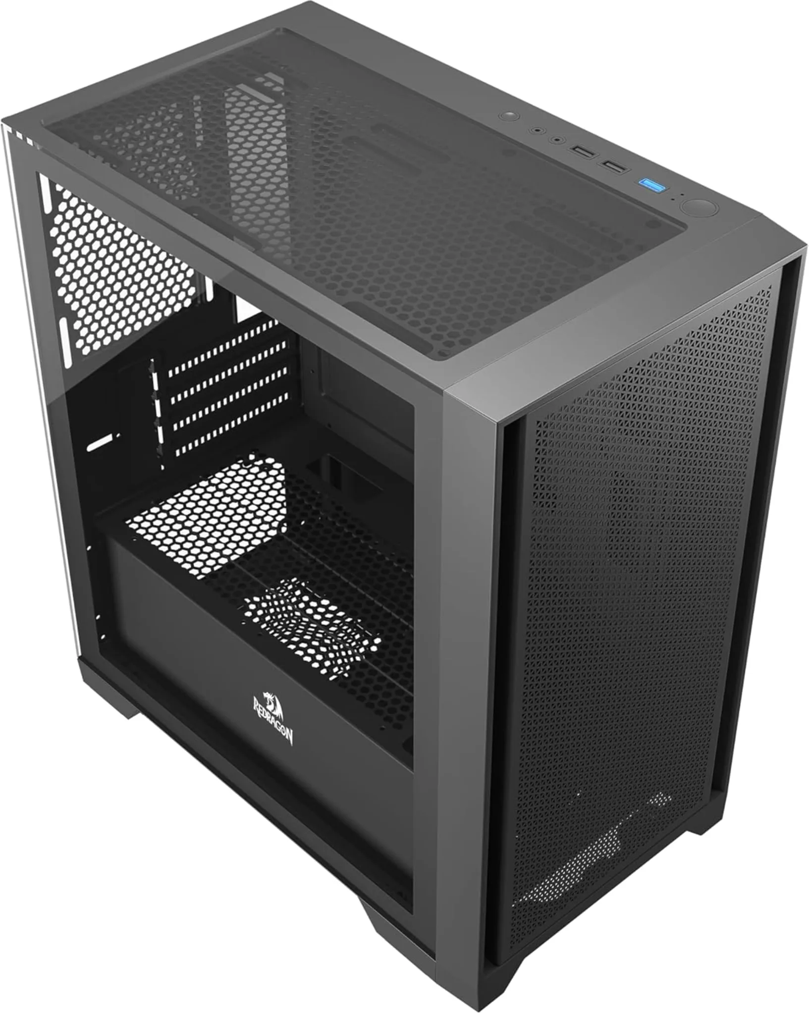 Imagen 5 de Gabinete Gamer Redragon GC-540, Vidrio templado Mini ITX, Micro ATX Negro