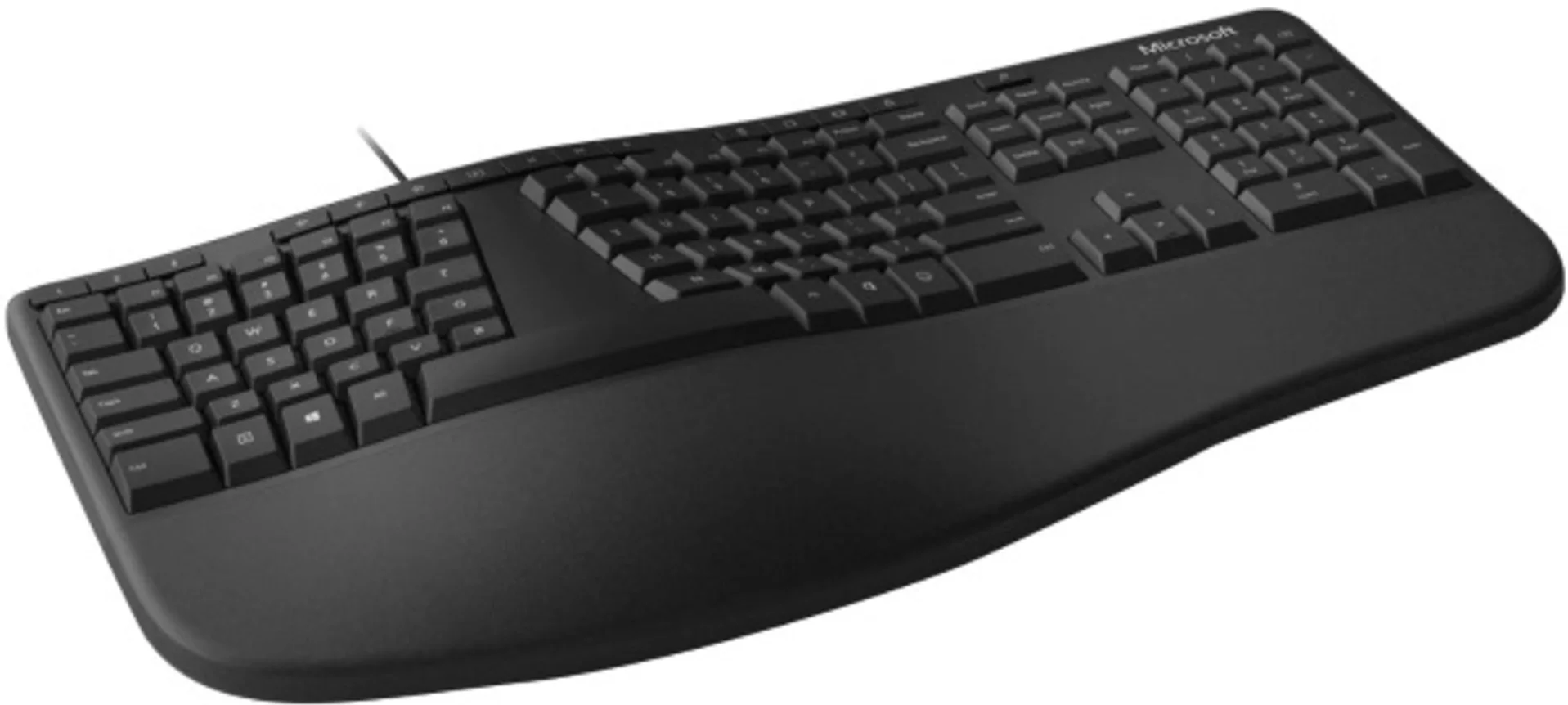 Imagen 4 de Teclado Alámbrico Ergonómico Microsoft USB 2.0 En Español Color Negro