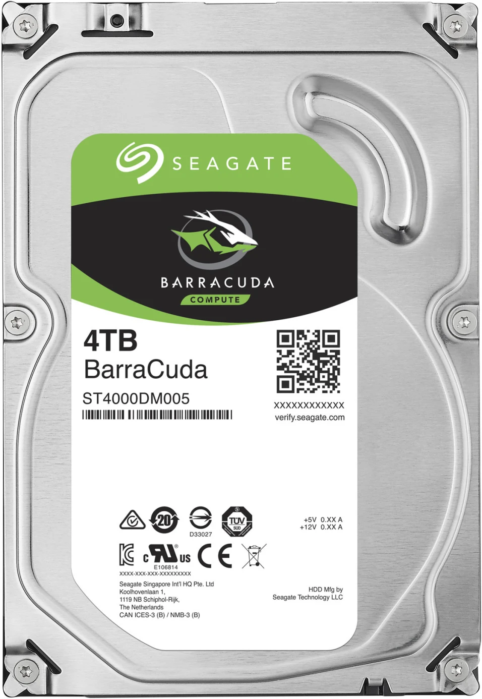 Imagen 0 de Disco Duro Seagate Barracuda ST4000DM005 4TB 64mb 5900rpm SATA3