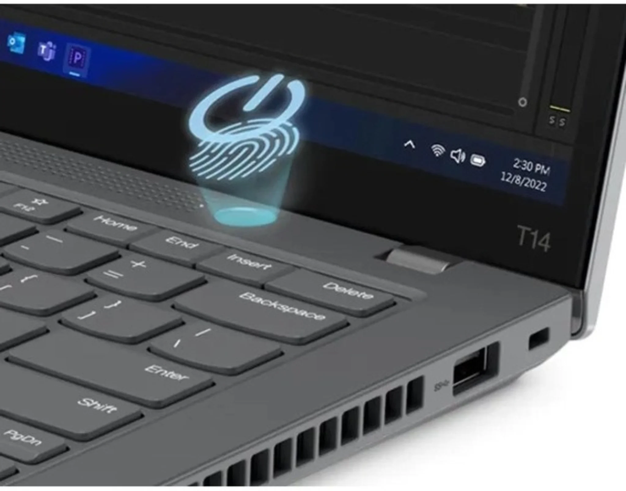 Imagen 4 de Notebook Lenovo ThinkPad T14 Gen3 I5-1240P RAM 16GB SSD 512GB 14" MX550 2GB W11P