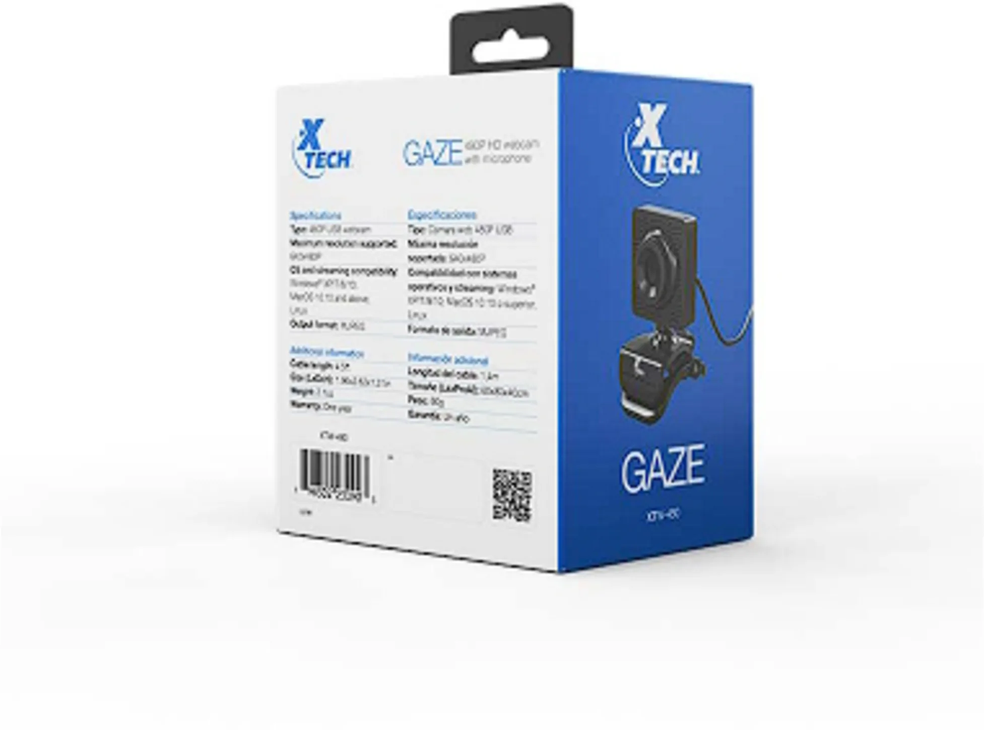 Imagen 6 de Cámara Web Xtech XTW-480 Gaze HD con Micrófono 640x480P Wired USB Negro