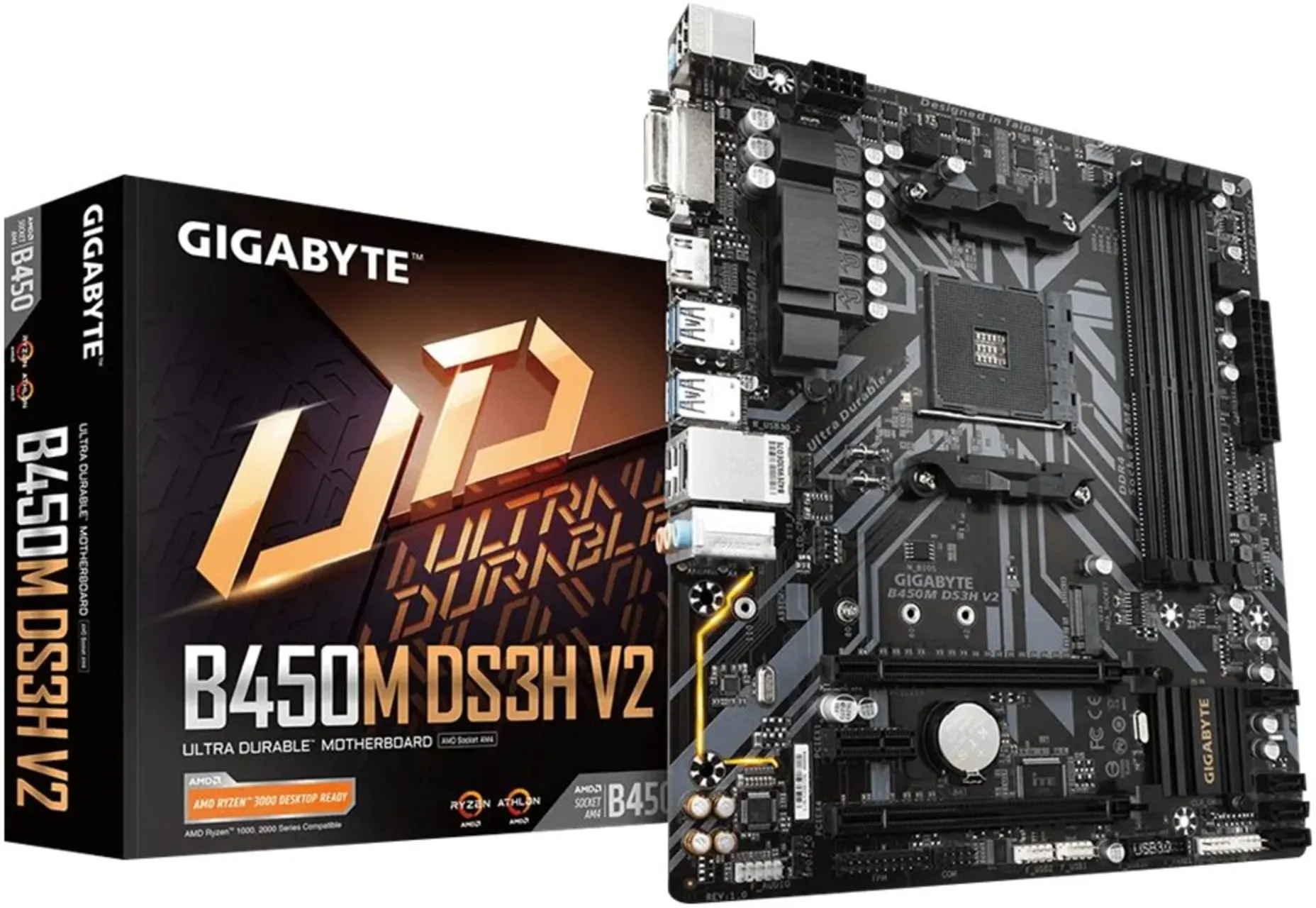 Imagen 5 de Gigabyte B450M-DS3H-V2 Micro ATX AM4 4 x DDR4