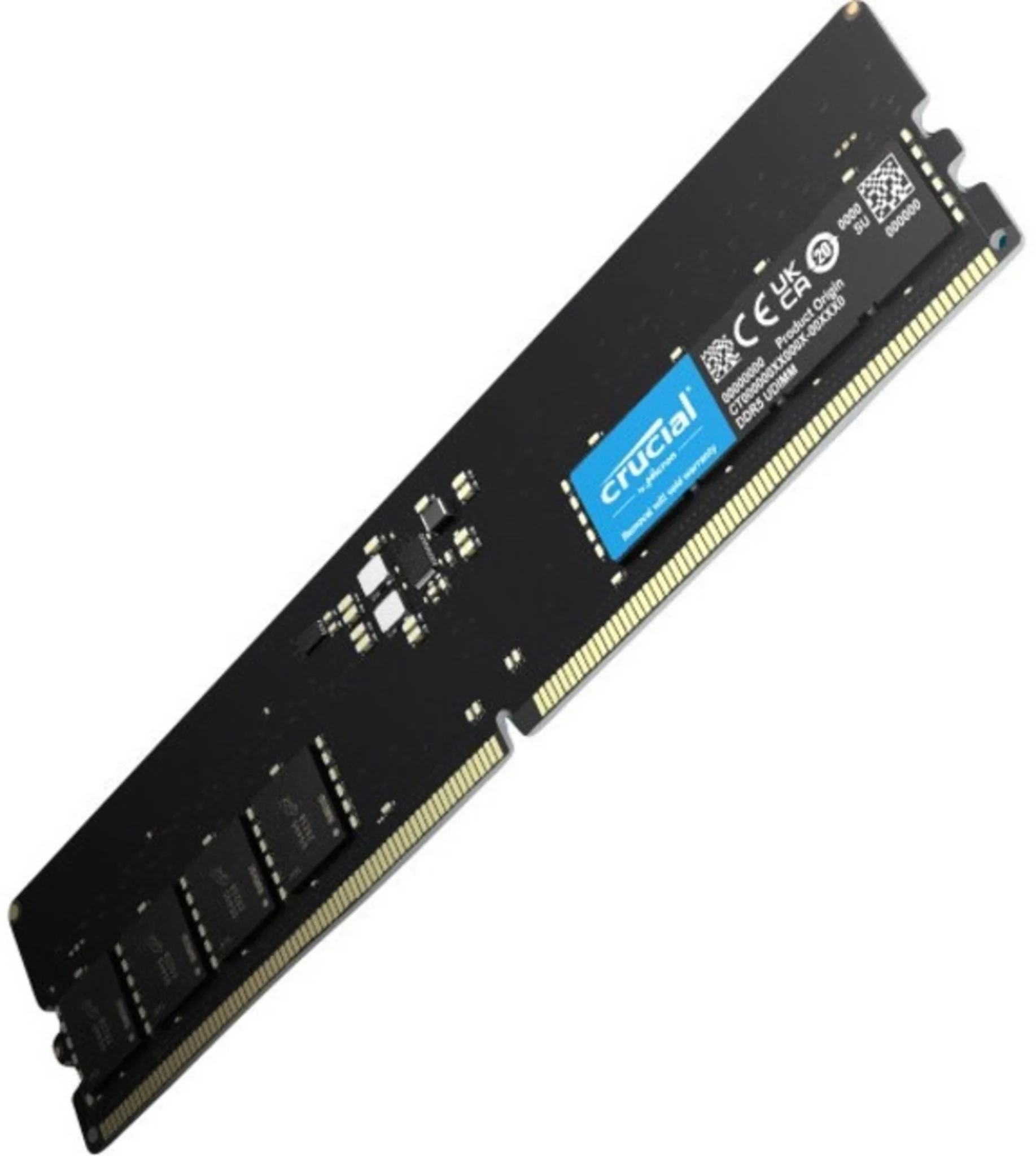 Imagen 1 de Memoria RAM 8GB DDR5 4800MHz DIMM CL40 Non-ECC 1.1V 288p - Crucial
