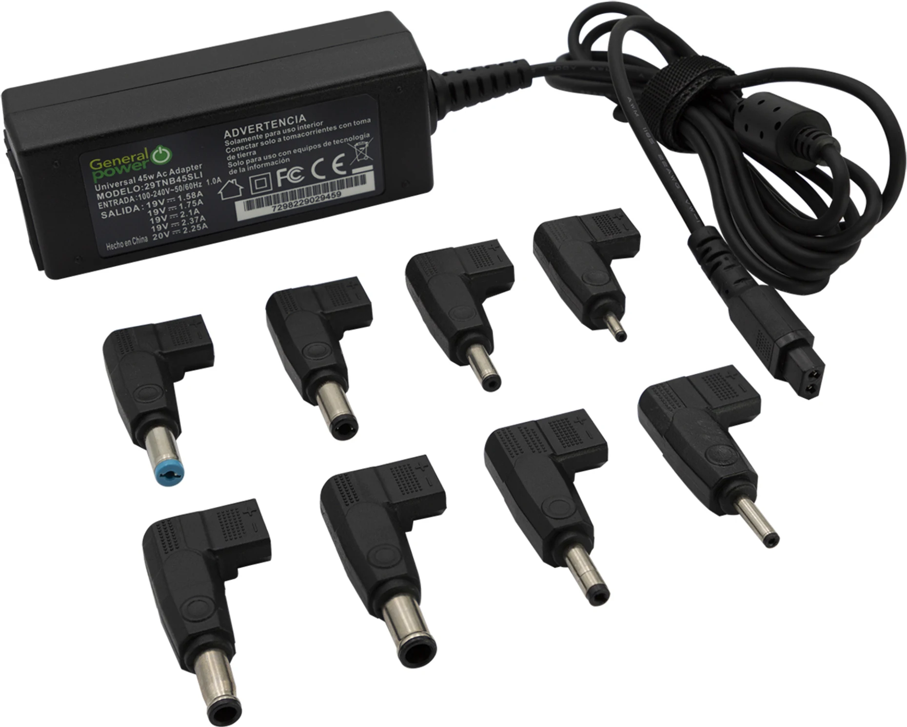Imagen 2 de CARGADOR UNIVERSAL 45W SLIM (AUTO)