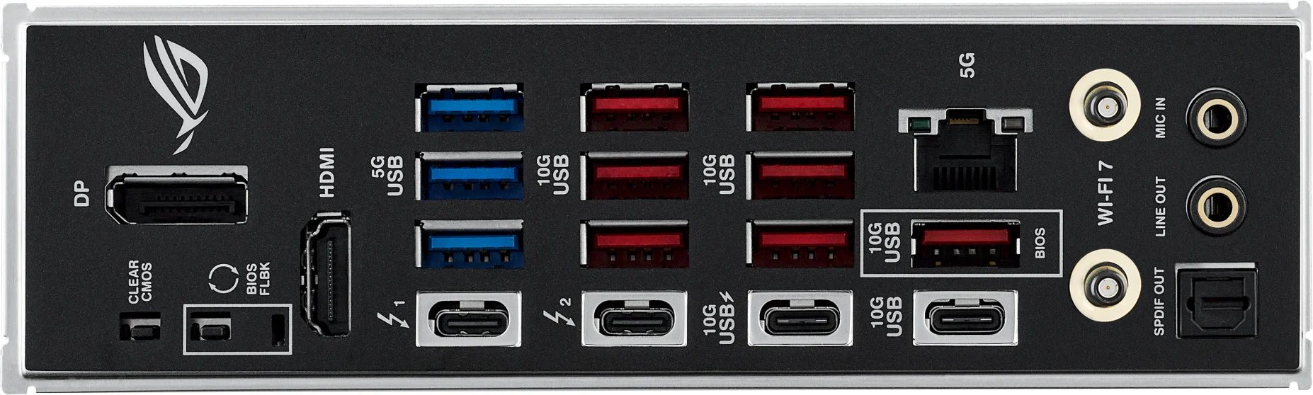 Imagen 5 de Tarjeta Madre Asus ROG Strix Z890-E Gaming WiFi LGA1851 4*DDR4 7*M.2 DP HDMI ThB