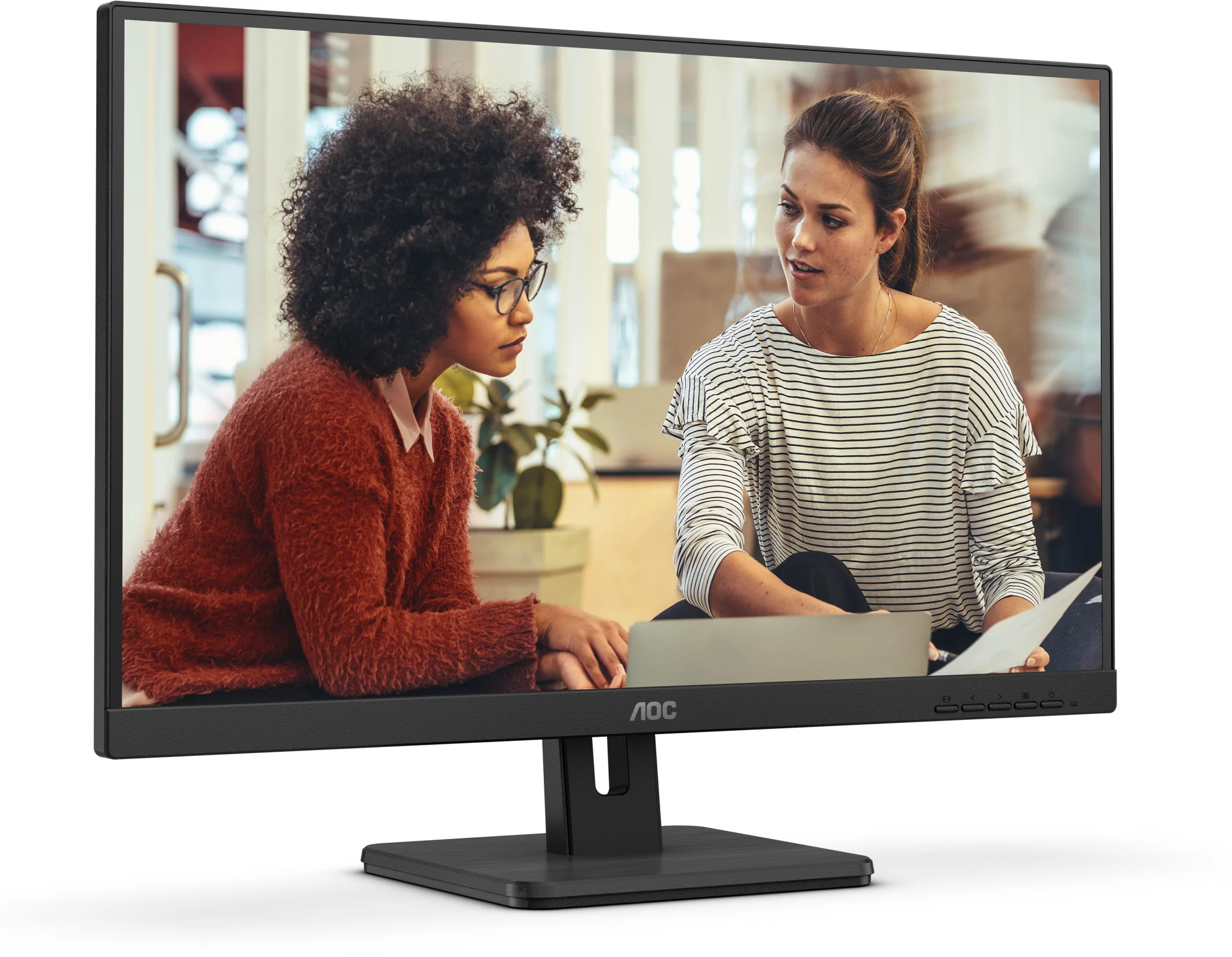 Imagen 3 de Monitor AOC 24E3H2 24" FHD 1920*1080 IPS 2*HDMI, Auxiliar 3.5mm 100Hz